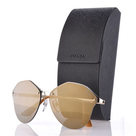 prada golden glasses|prada sunglasses women price.